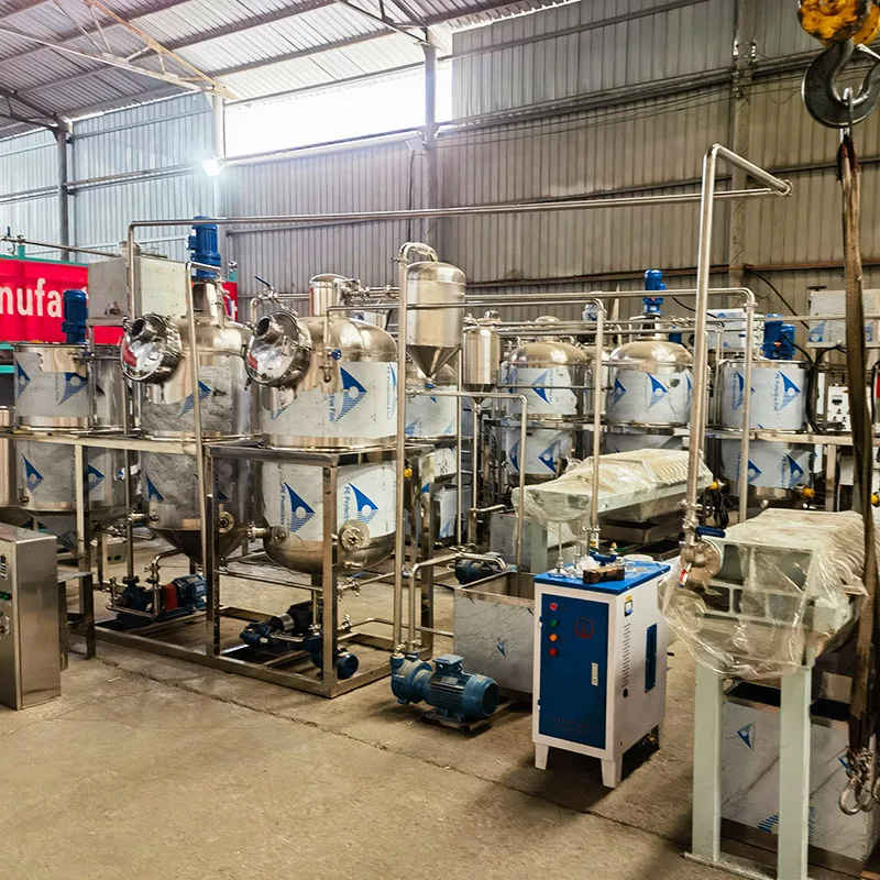 Complete soybean oil processing refinery machine sunflower oil refining machine production line