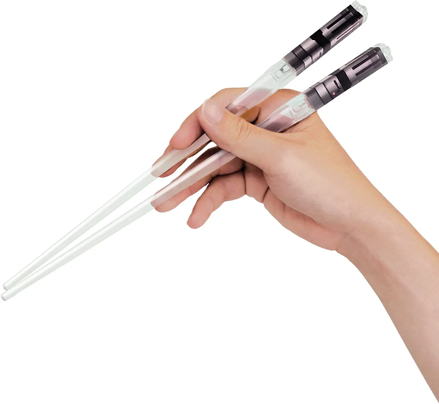 ChopSabers Light Up Lightsaber Chopsticks LED Set 2 Pairs Red Blue