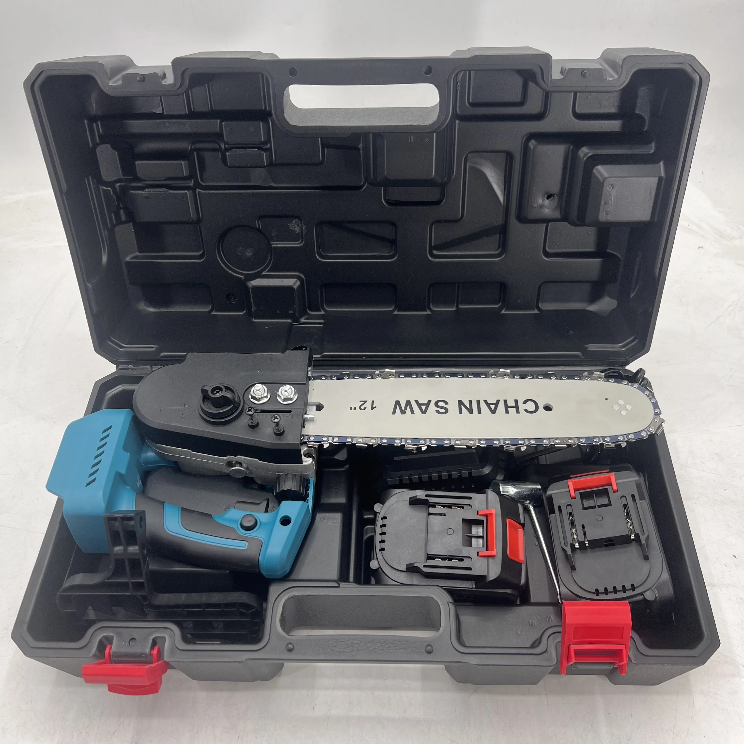 Rechargeable household handheld chainsaw, high-power outdoor wireless lithium chainsaw