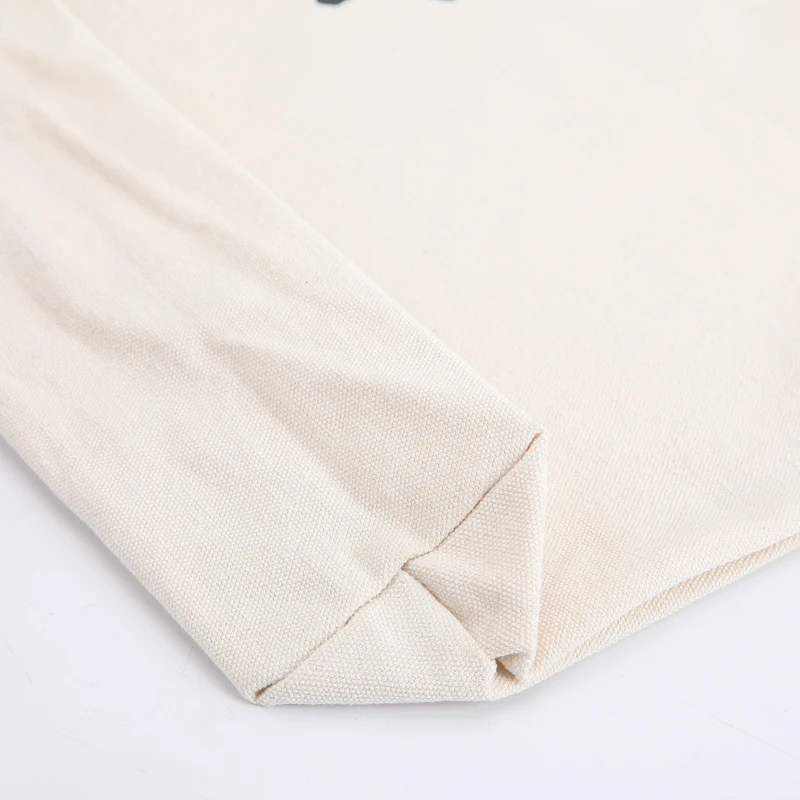 canvas white tote bags with rope handle for beach bag