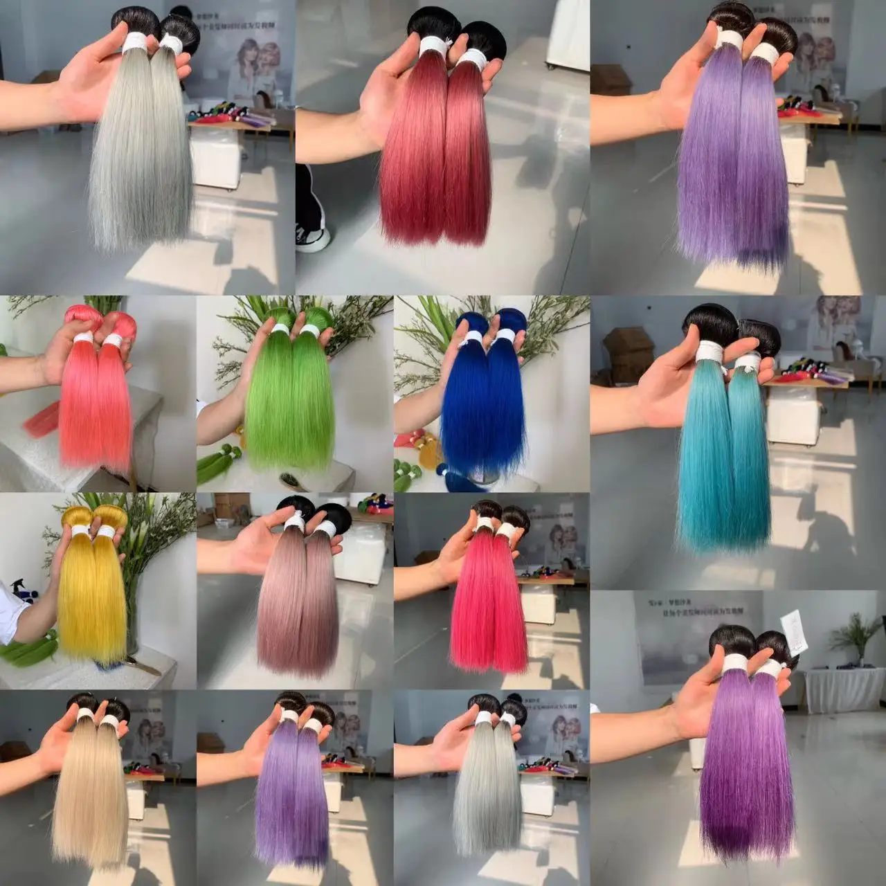 Virgin Cuticle Aligned Bundles With Closure Silver Colored High Quality Hair Vendors Wholesale Raw Brazilian Hair Weave