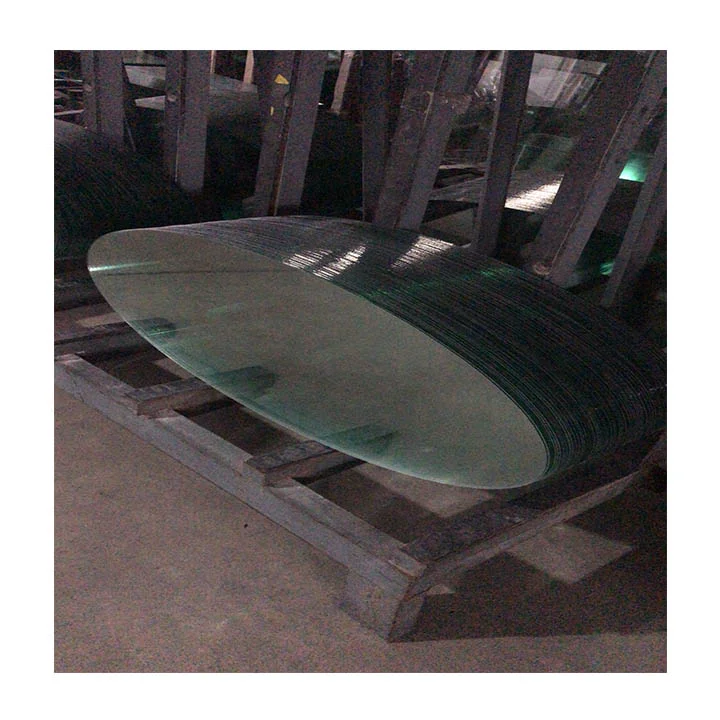 10mm 12mm Round Tempered Glass Dining Table