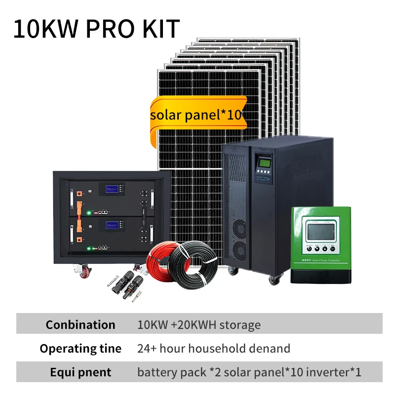 Solar Panel Kit for Home Use Appliances like Fridge,Fan,Laptop