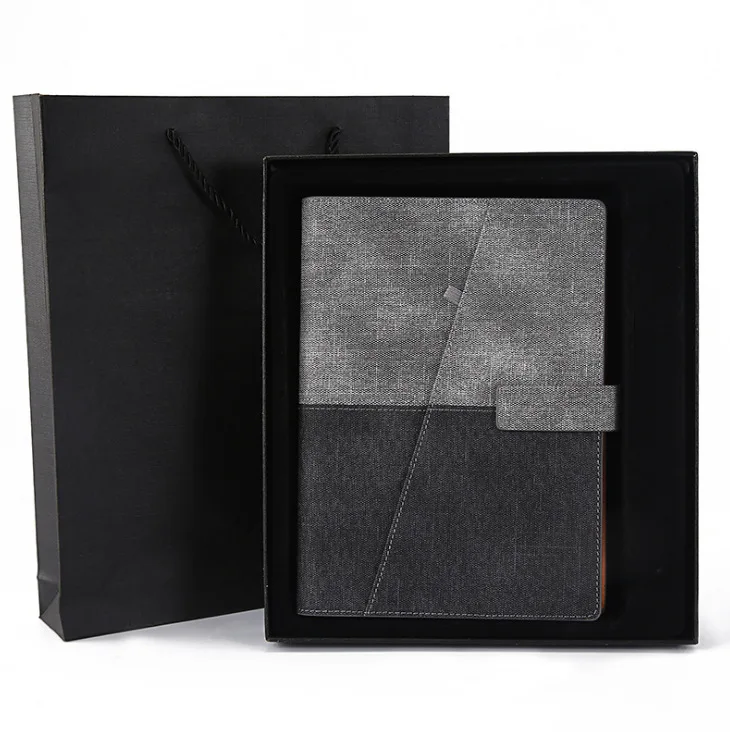 A5 PU leather Loose-leaf Erasable Repetitive writing waterproof paper notepad notebook gift set