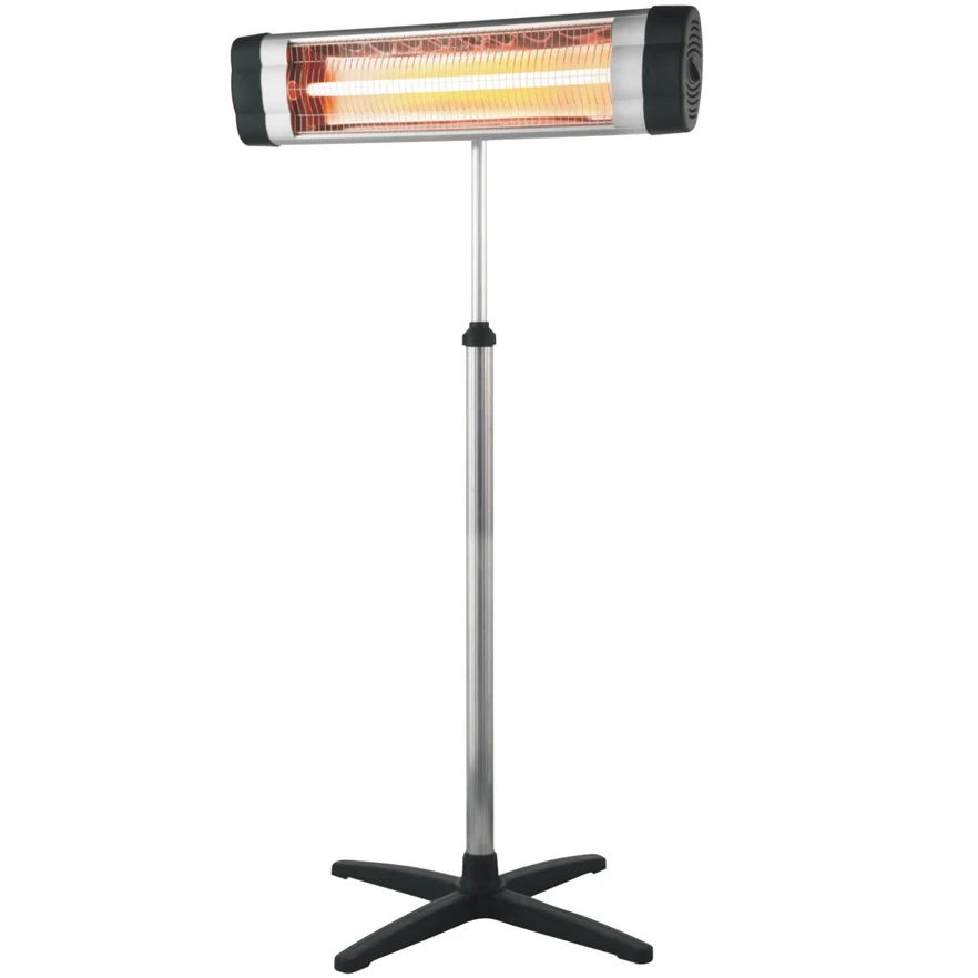 Factory waterproof electric outdoor patio heaters with stand
