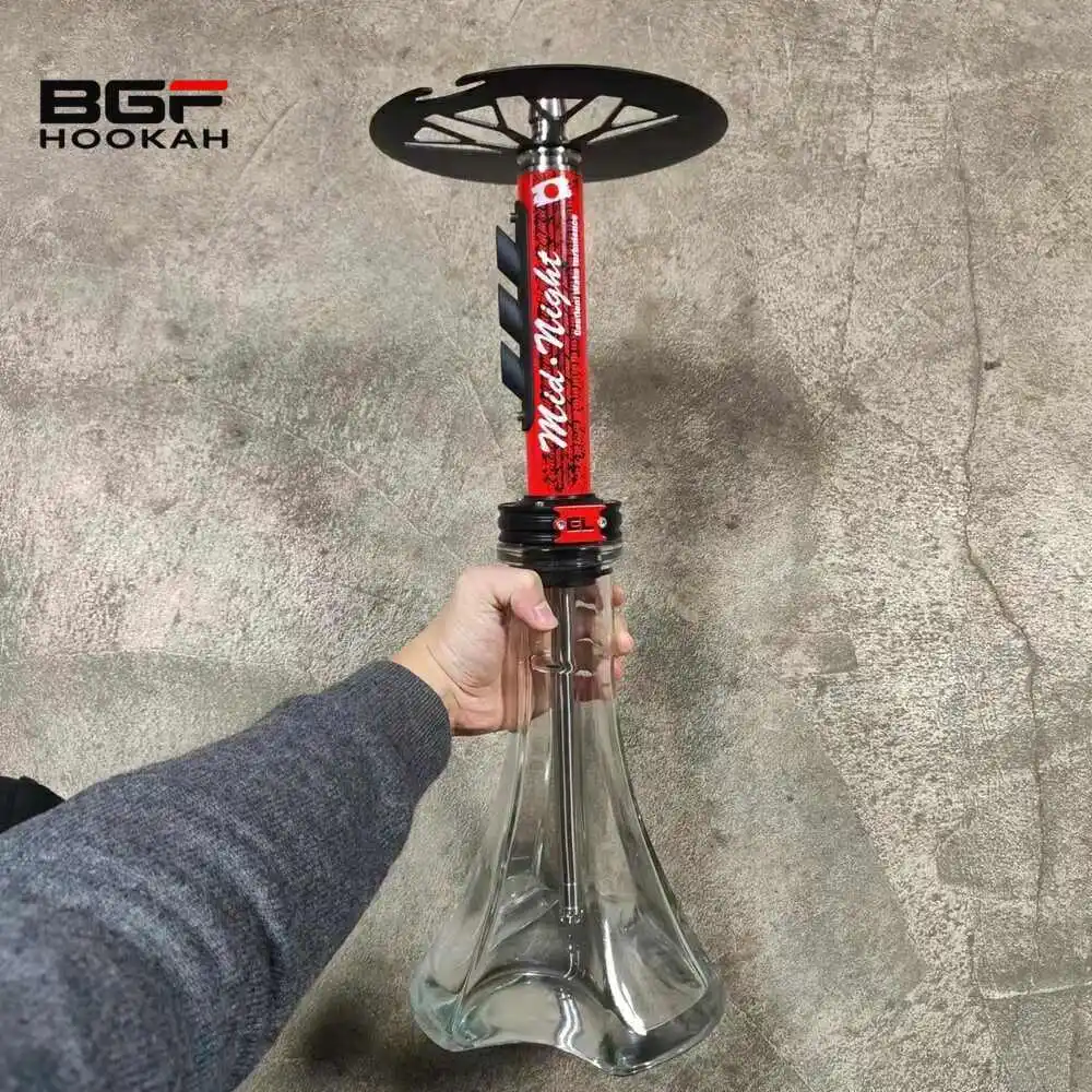 Limited Edition Shisha In Tokyo Drift Style El Bomber Midnight Modern Shisha Free Type Stainless Steel Hookah