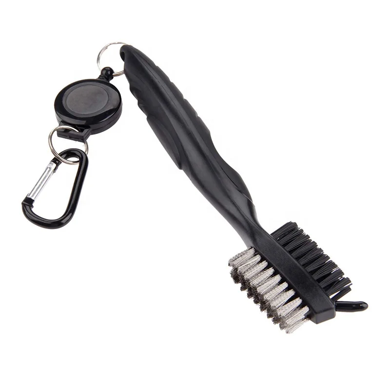 Golf Club Cleaning Kit with Microfiber Towel Double Sided Club Brush and Golf Divot Tool Golf Accessories