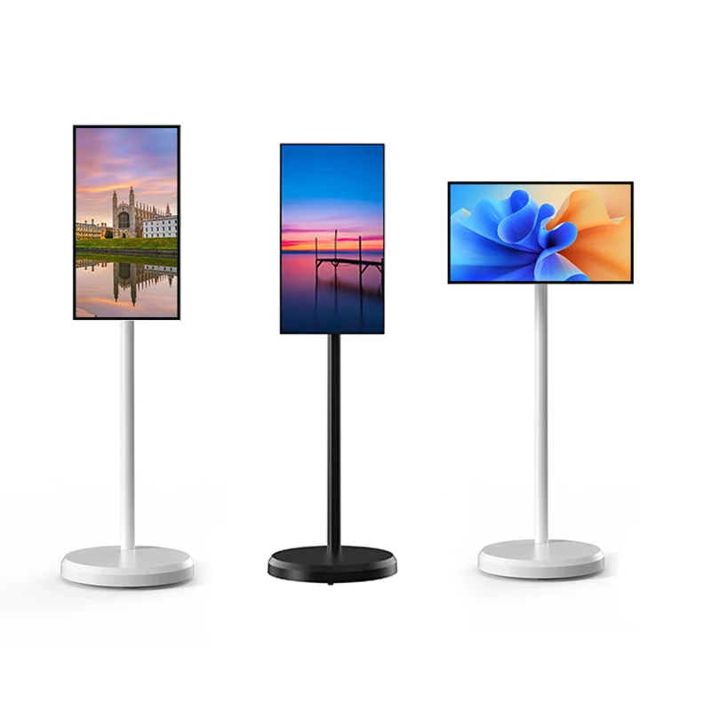 21.5 Inch A type Narrow Bezel Indoor Touch Screen Monitor Android 12 Wireless Displays Moving Smart TV