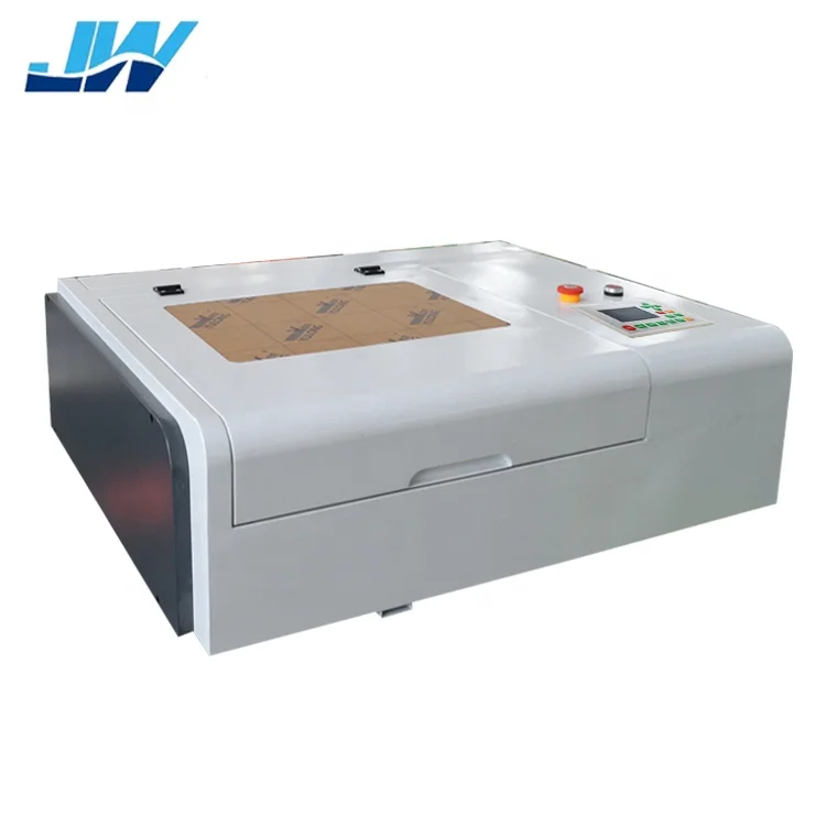 JW-4040 40w 50w co2 mini portable lazer engraving cutting machine for bamboo Arcylic Crytal Glass