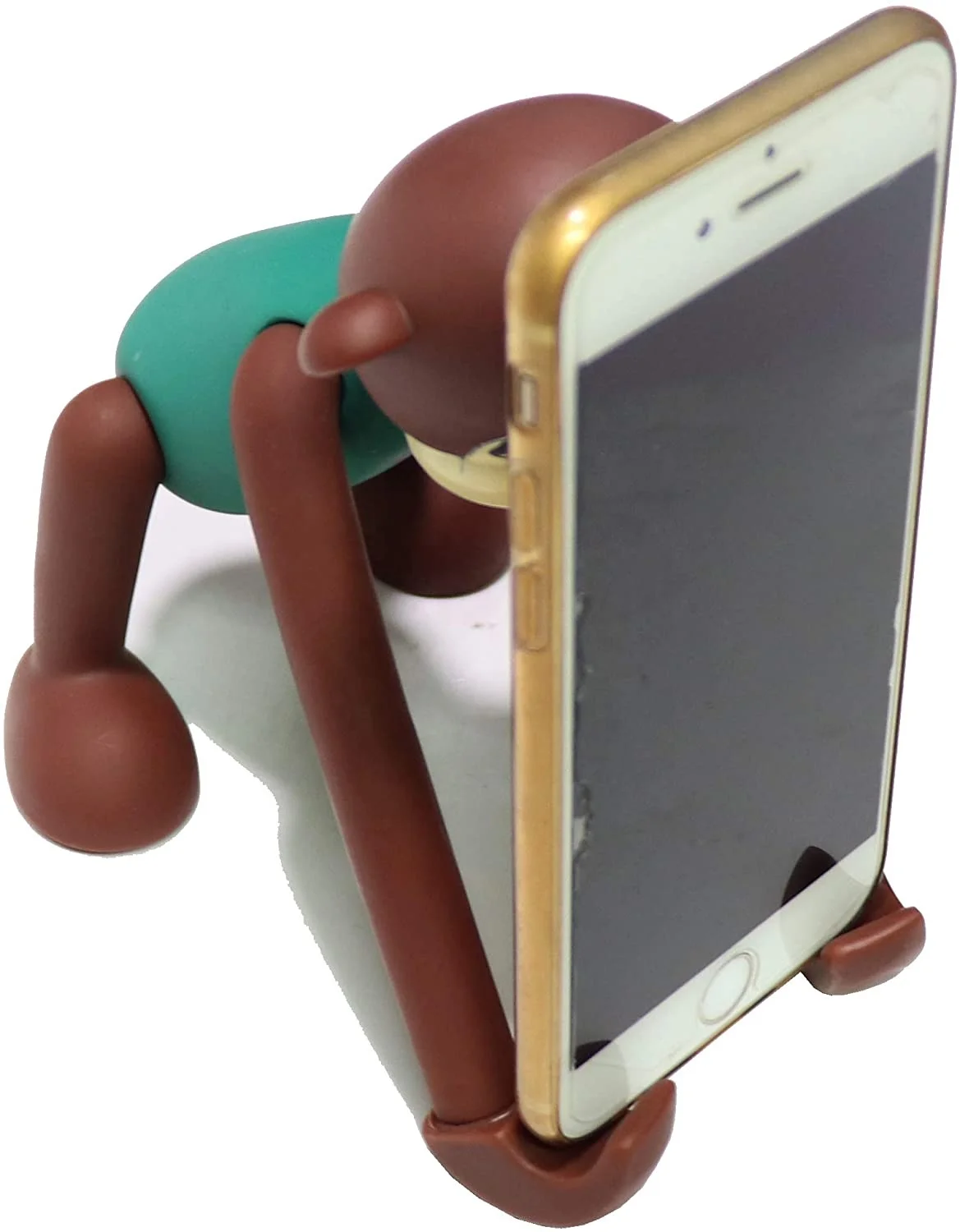Custom soft pvc Animal Cell Phone Stand Monkey Shape Cell Phone Holder