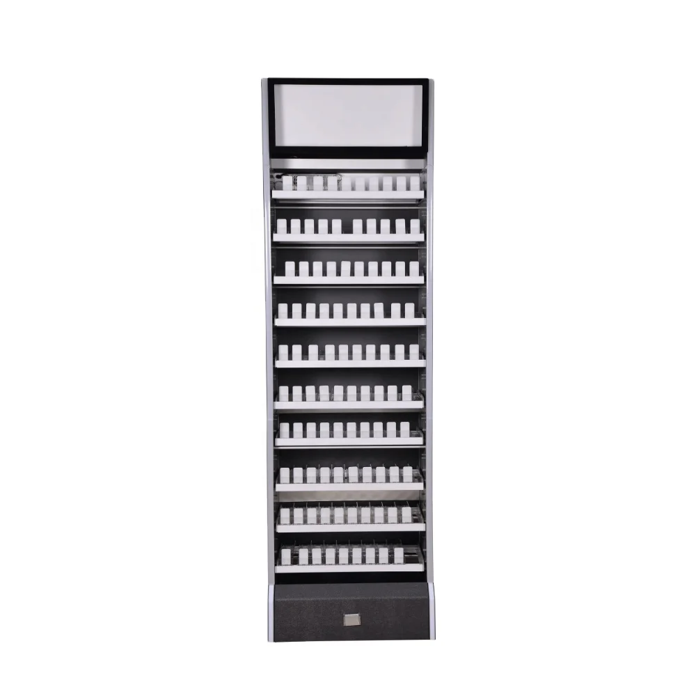 Customized acrylic LED E-cigarette tobacco rack display