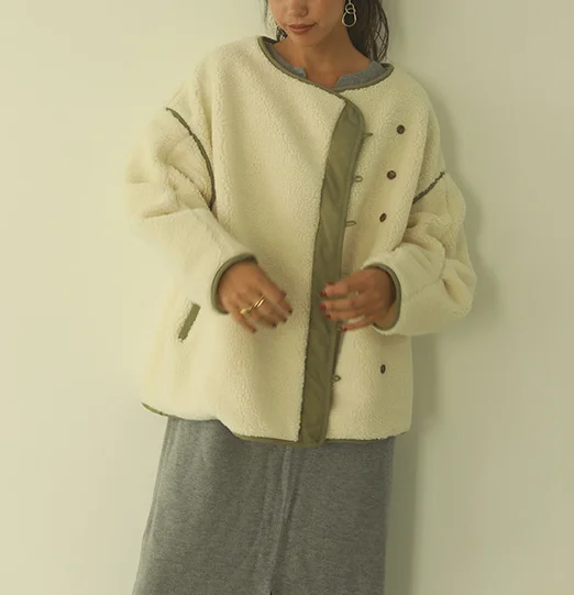 2021 флисовые пальто, двусторонняя Женская одежда, теплый бархат для женщин, шерстяной тренчкот, зимние куртки, Женская плюшевая куртка