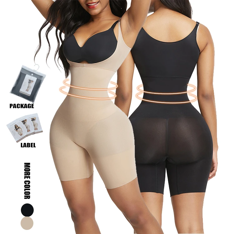 Пользовательский ярлык сжатия в области живота стойкая краска для усиления цвета подтягивающее ягодицы Утягивающие трусики оптовая продажа большие размеры Body Shaper