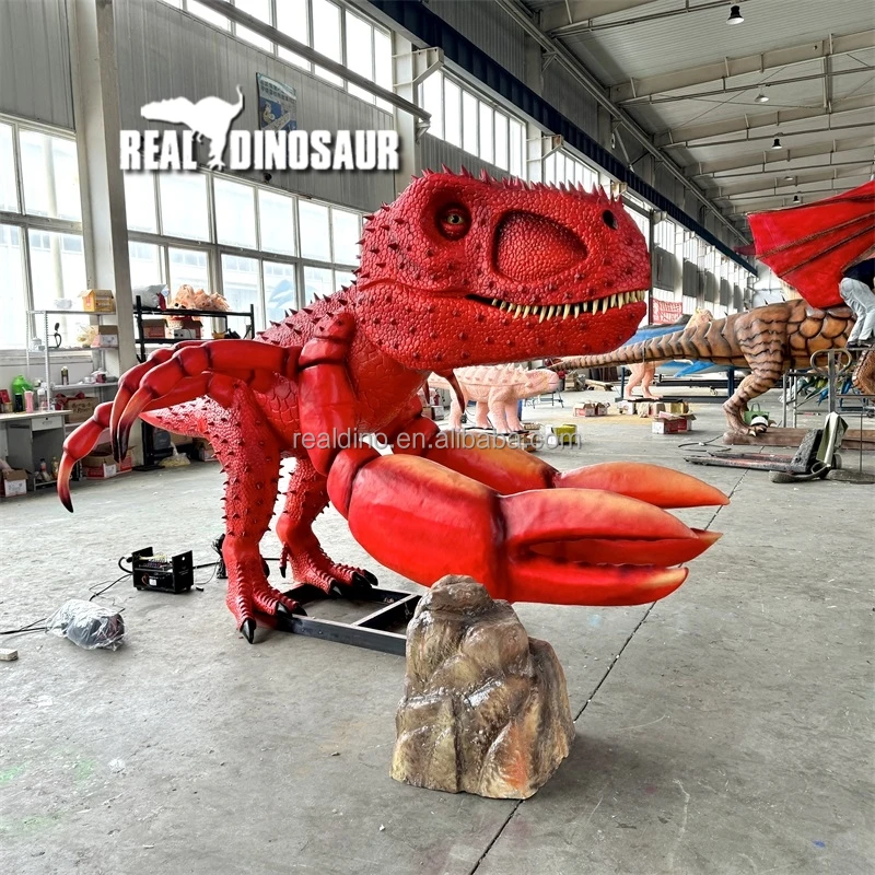 Artificial Customized Tyrannosaurus crab Model Animatronic Animal Models for Zoo