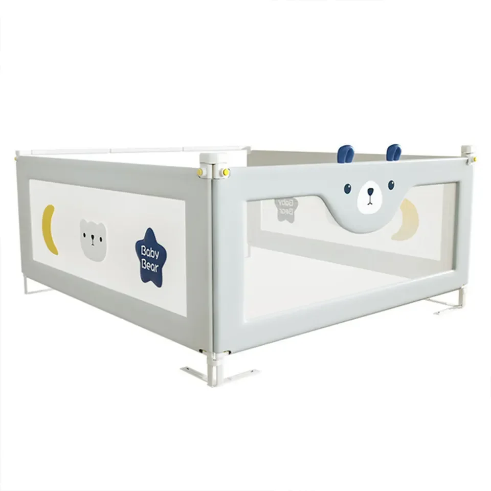 baby  folding adjustable  bed rail  Anti-falling safe sleep Protector Vertical Lifting bed Fence   child safety  bedside guard