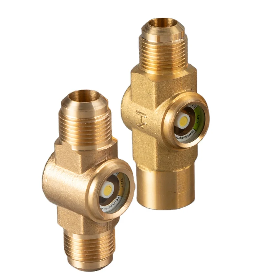 Hongsen Model SGN sight glass refrigerant-flow condition indicator with moisture detector