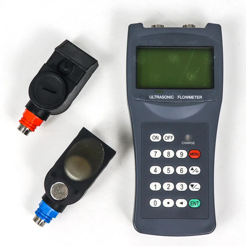 Handheld Test and check Ultrasonic Clamp On liquid lpg pipeline flowmeter digital industrial portable digital flow meter water