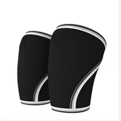 Manufacturer thickening neoprene nylon knee lift weight squat strength training knee pads