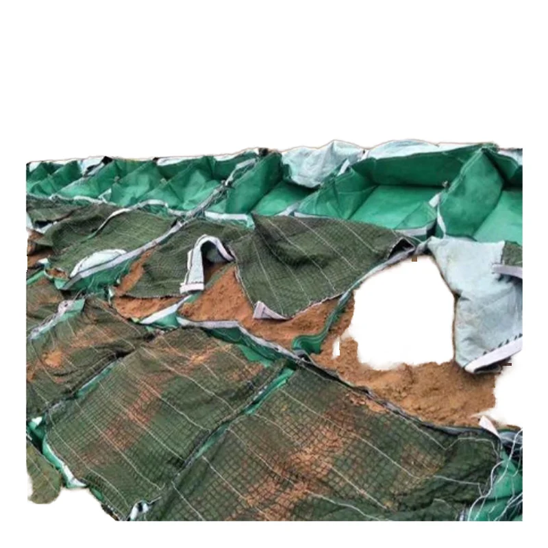 Nylon Polyester Gabion Mesh Net Bag Bent and Punched Wire Mesh for Stream Bank Erosion Control Rock Stone Cage Netting