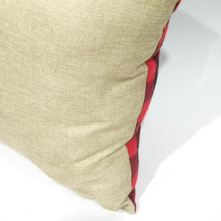 Home sofa decor plaid patterns cushion case Christmas Pillow Covers
