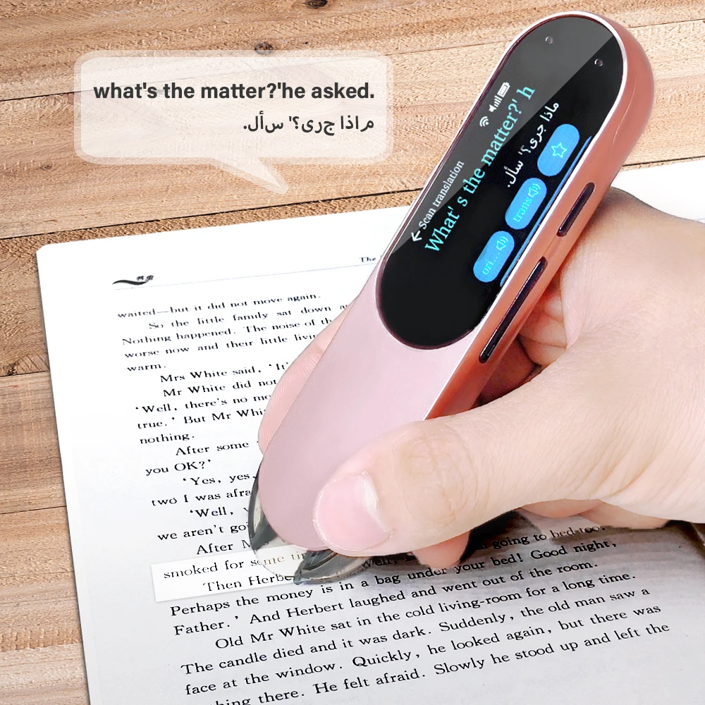 Ручка для чтения с Wi-Fi-сканированием устройство голосовым управлением на английском и кантонском языках оборудование перевода