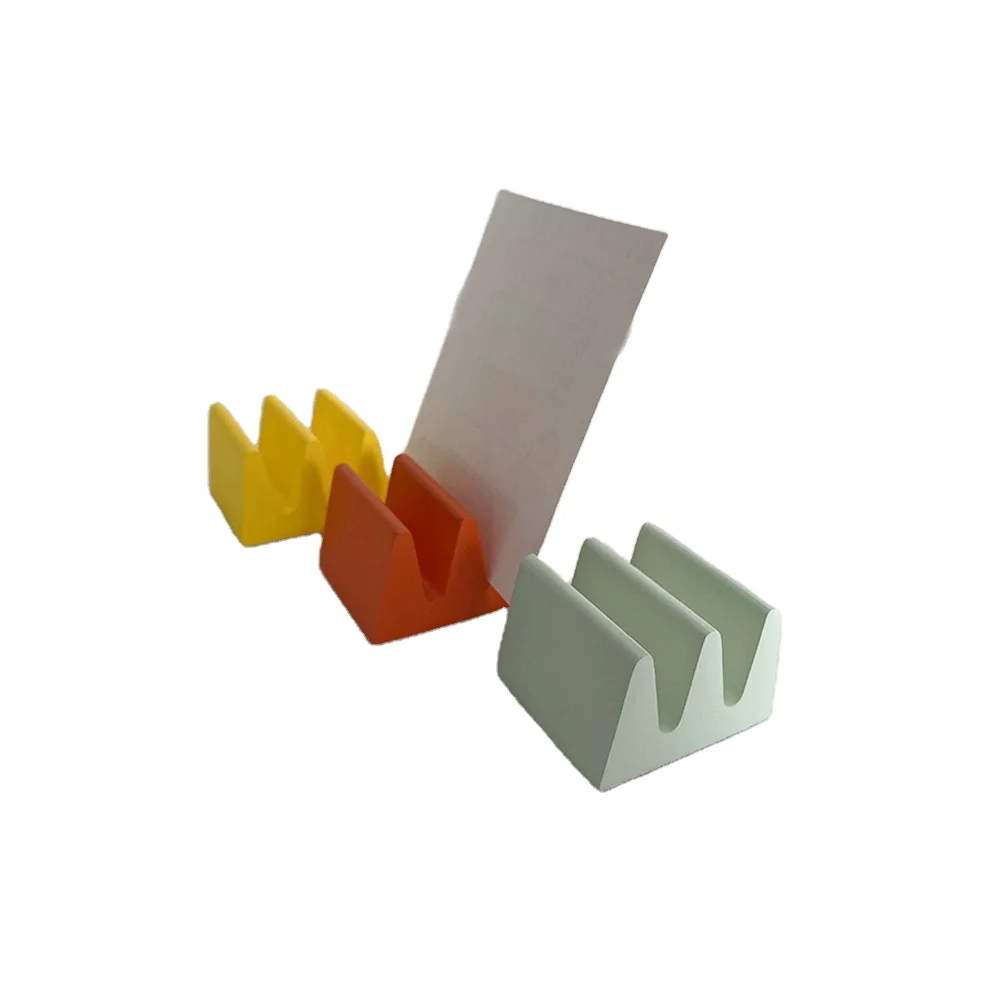 Good Price Of Good Quality Red Green Yellow Acrylic Price Label Business Card Holder Display