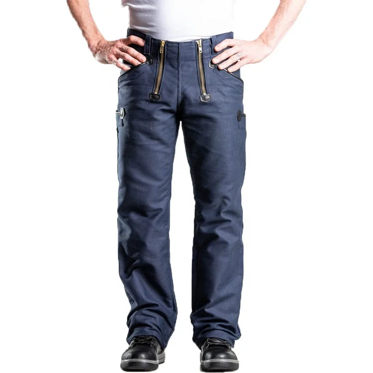 OEM and ODM Customized European Flame Retardant  Work Pants Men Workwear