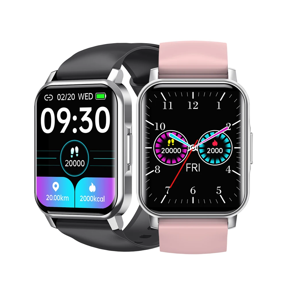 NK15 Смарт-часы для мужчин и женщин 1,72 дюймов фитнес-трекер полный сенсорный экран Ip67 Водонепроницаемый пульсометр для iOS Android
