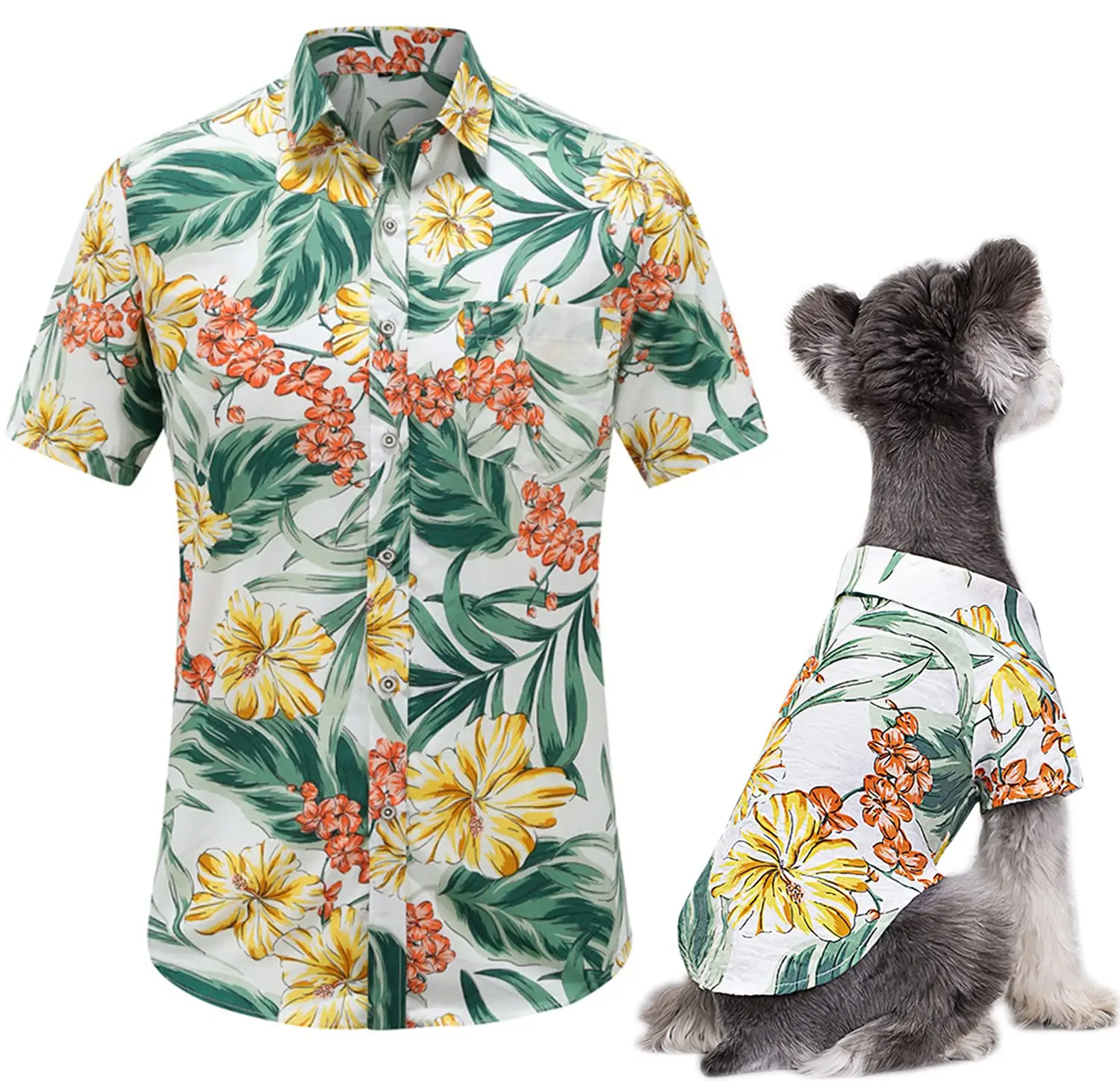 New 2023 Supplier Summer Pet Shirt Hawaiian Costume Pet Cool Puppy Dogs Apparel For Small Medium Large Dog