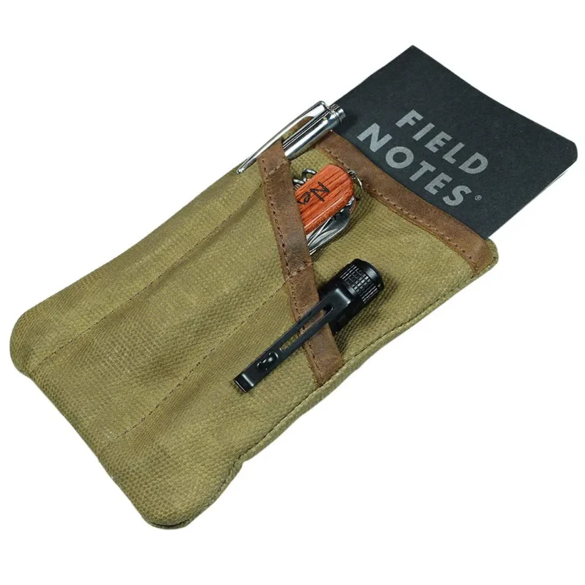 Пользовательский вощеный холщовый Мультитул карманный многоцелевой чехол на молнии для кемпинга сумка для инструментов (1600336395567)