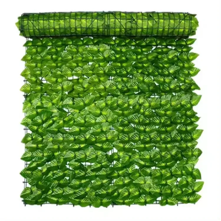 artificial foliage fence artificial laurel fence artificial fence leaves roll