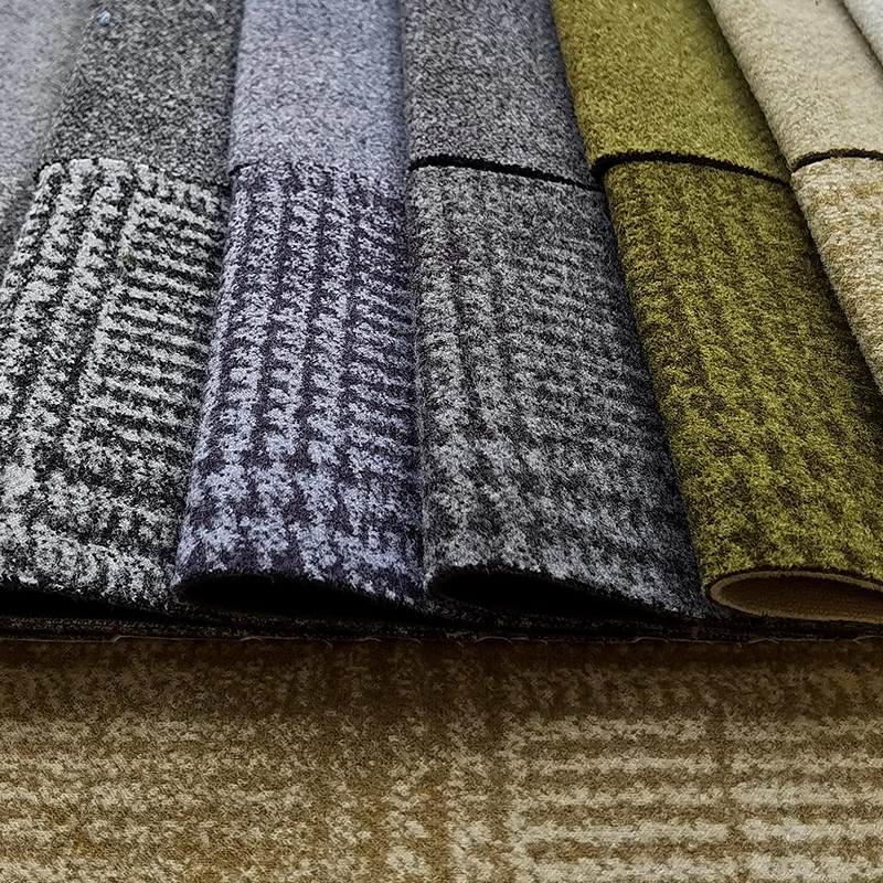 Polyester Upholstery Pillow Household Textile Sofa Velvet Fabric Wholesale