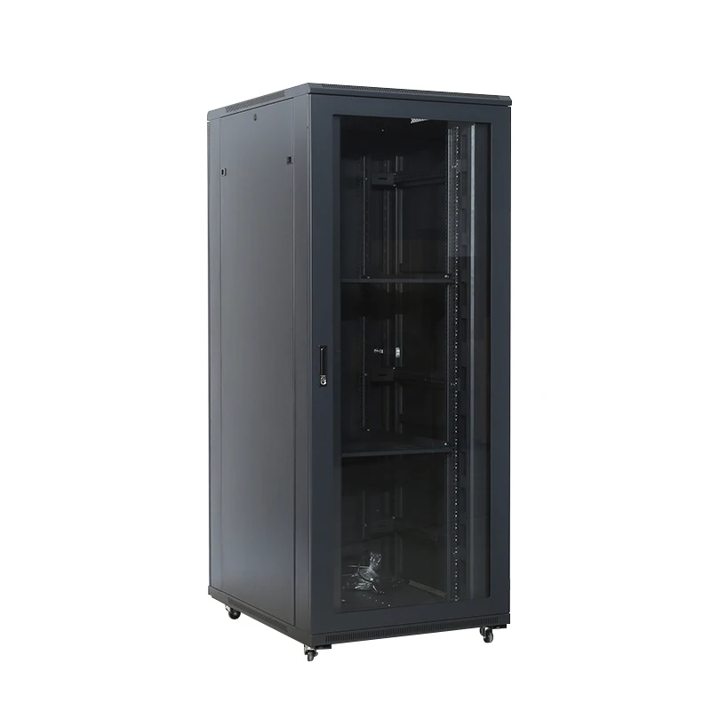 4U 6U 9U 15U 22U Server Rack Network Cabinet Data Center SPCC Material 19 Inch  Glass Door Network Cabling
