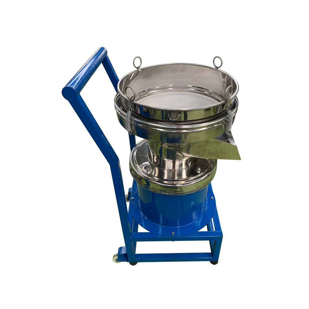 China supply automatic industrial sus304 additives 450 diameter vibration screening filter for milk vibratory sifter
