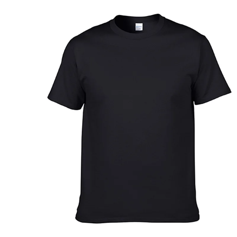 Wholesale Custom 200gsm Heavier Cotton  High Quality Big and Tall Blank Plain Custom Digital Printing T Shirts