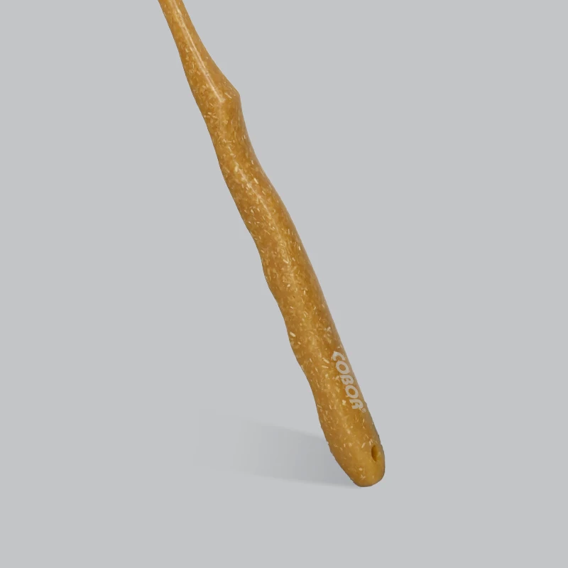 Cobor  Custom Wholesale Biodegradable Eco-friendly Soft Wooden Toothbrush Charcoal Cedar Wood Toothbrush suppliers