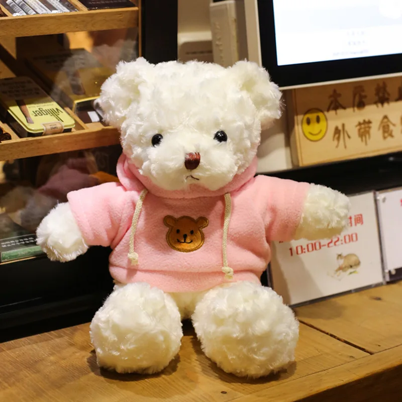 Manufacturer Cute Sweater Bear Doll Teddy Bear Stuffed Plush Toy Wholesale Doll Child Birthday Gift Souvenir