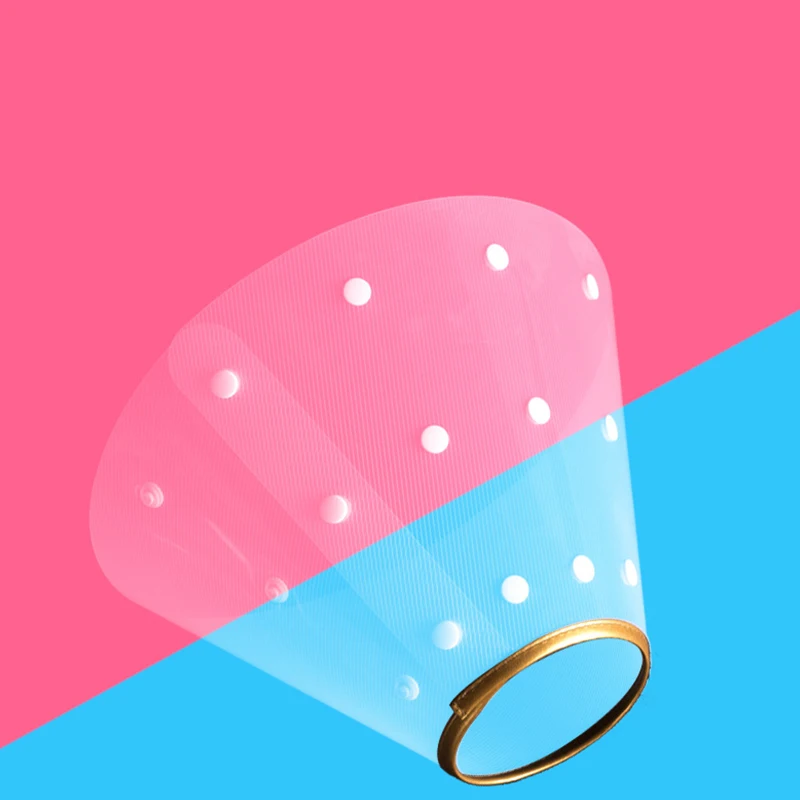 Recovery Pets Cone Elizabeth Collar Soft Plastic Snap Puppy Protective Collars Dog Pet Elizabethan Collar