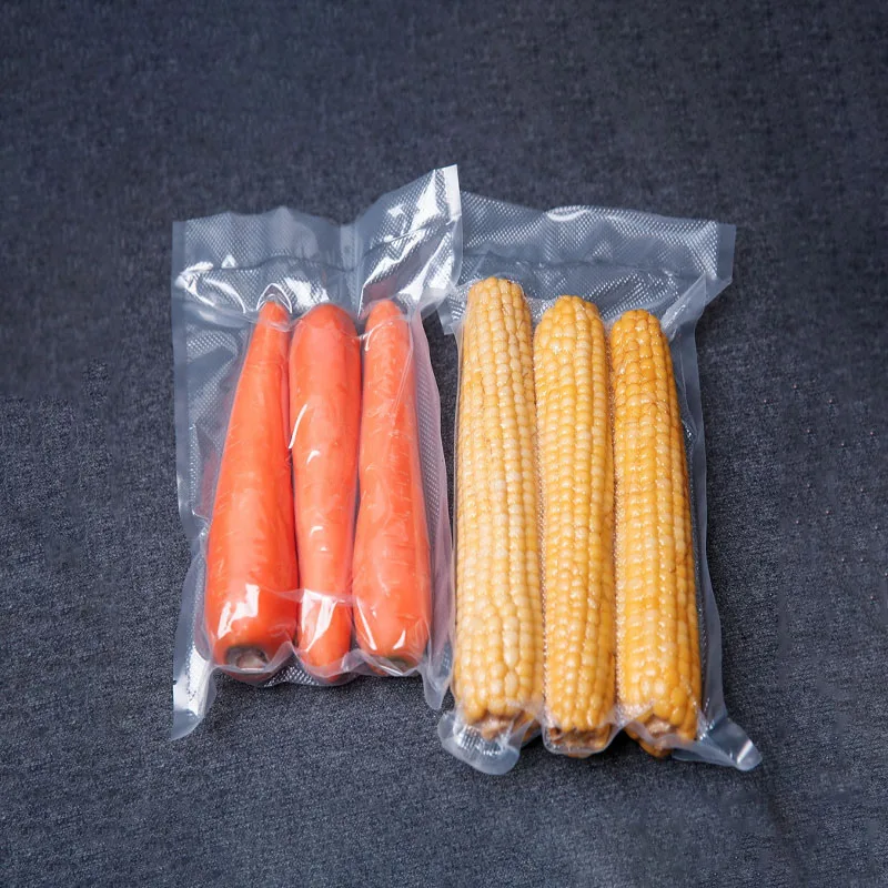 Hot sale custom recycle plastic food clear vacuum sealer bag packaging rice