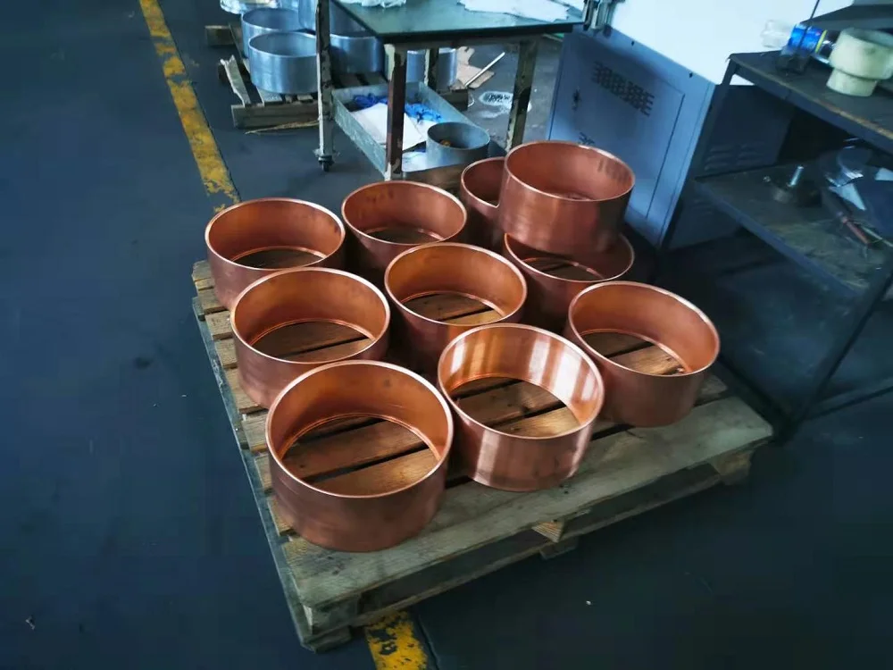 14x5.5 inches hammered  copper snare drum body/ chamber/ shells