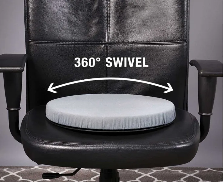 Здоровья Смарт 360 градусов Подушка с запоминанием высокого качества foamswivel подушка для сидения кресло оказания помощи пожилых людей поворотное сиденье автомобиля