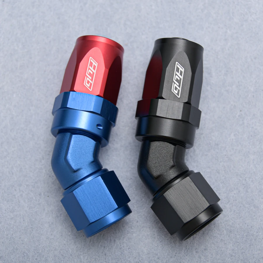 HYB 45 90 Degree Female Forged Elbow Hose End AN8 AN8090-8