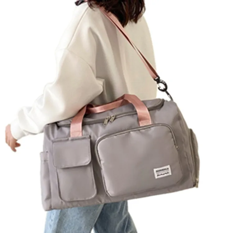 Gym Bag Women Custom Logo With Shoe Compartment Travel Bag Sport Shoulder Bag