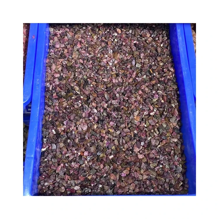 Competitive Price Wholesale Healing Stone Crystal Cluster Color Tourmaline Gravel