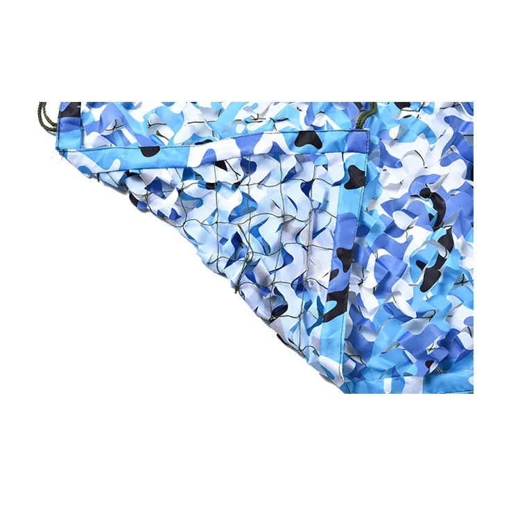 Custom high density nylon fabric fire retardant 10x30 army navy blue digital camo netting