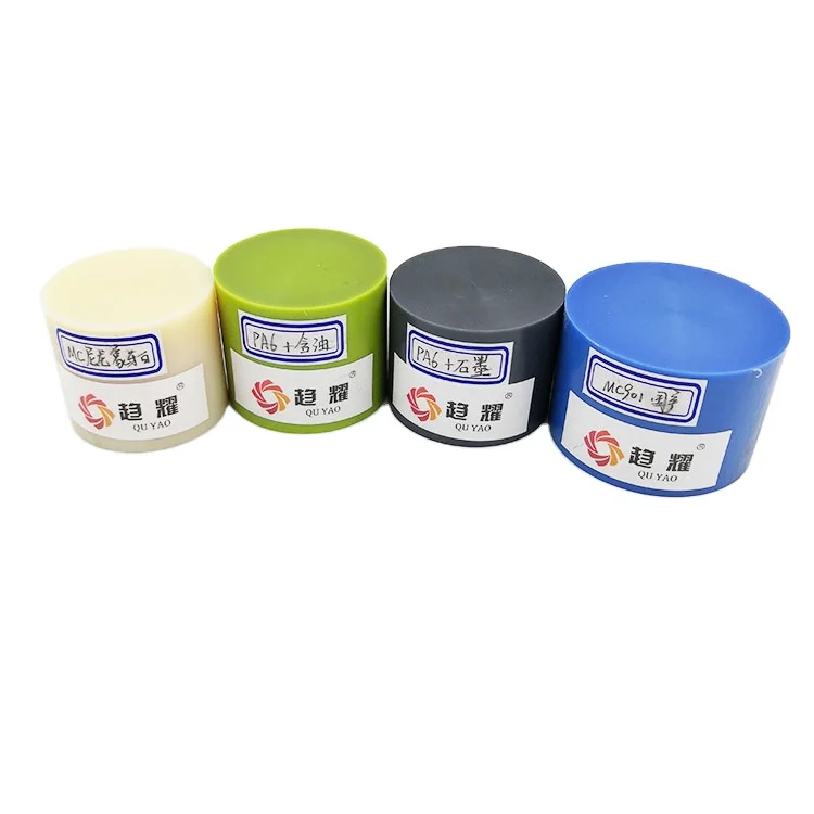 China manufacturer customized color alkali stick plastic products resistance blue mc nylon rod