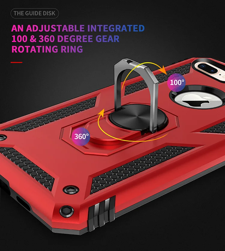 New Arrival Case for iPhone13 Military Grade Drop Tested Protective Kickstand Phone Case for iPhone 6 7 8 X XR XS MAX 11 Pro