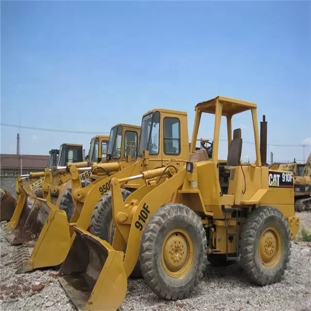 mini used cat 910f wheel loader diesel caterpillar 910 wheelloader equipment 910e