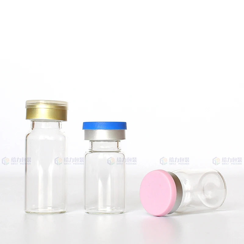 Hot Sale Pharmaceutical 5ml 10ml 15ml Clear Amber Pharmaceutical Glass Tubular Vials Injection Bottle