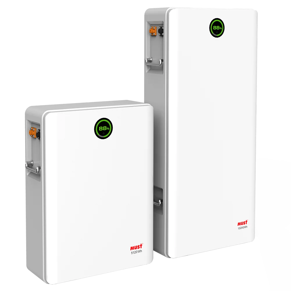 MUST Lithium Ion Batteries 5kwh-15kwh 48V WIFI Monitor IP65  Parallel Kit BMS SOC Display Residential Solar Energy Systems